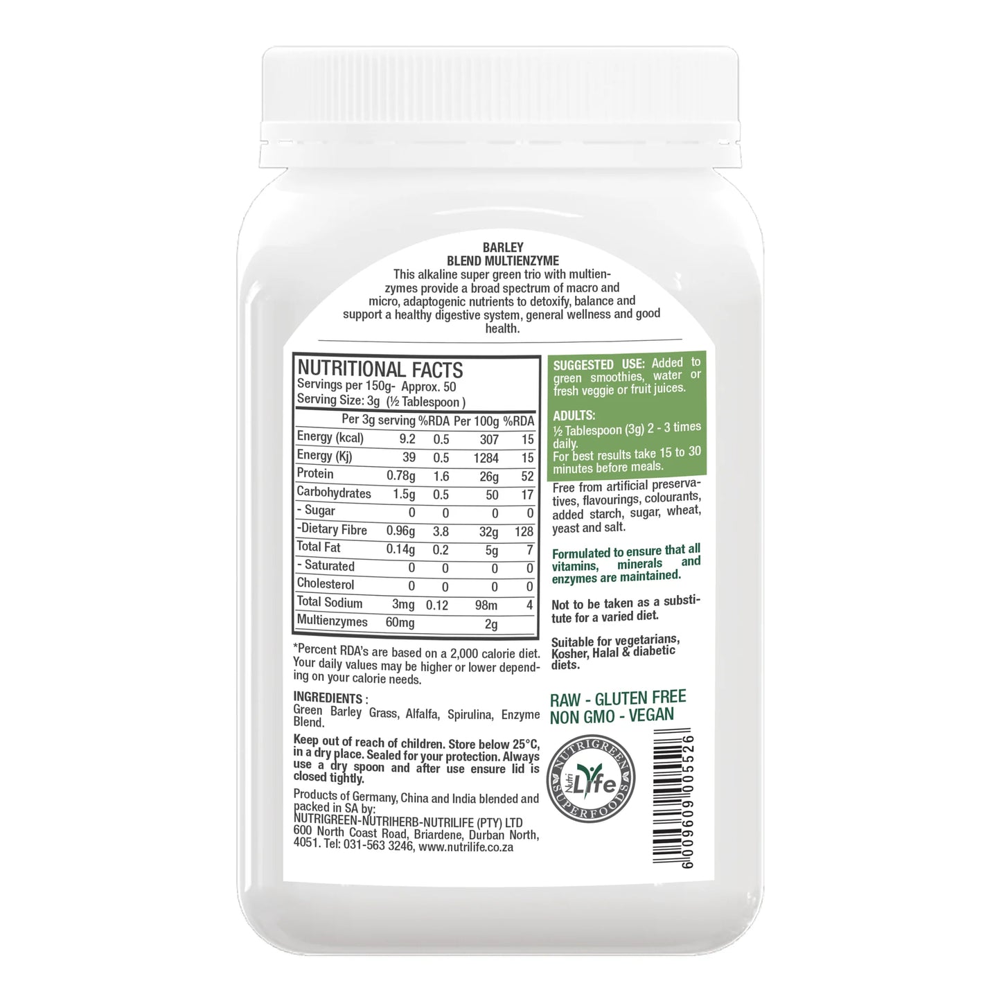 Barley Blend Powder 150g