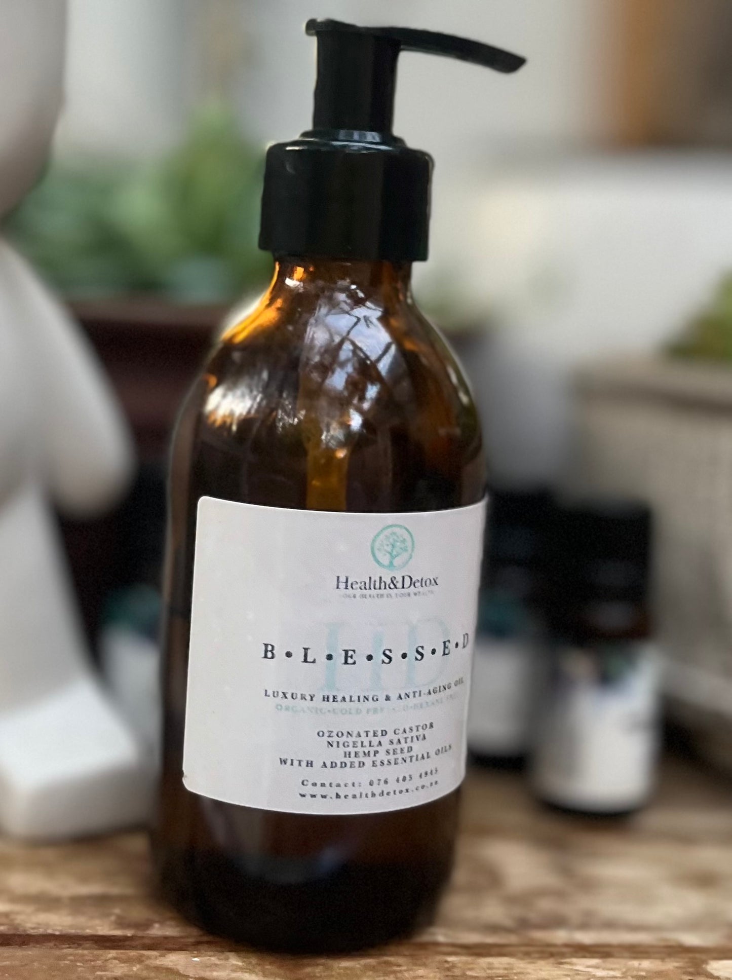 Ozonated caster oil nigella sativa hemp seed