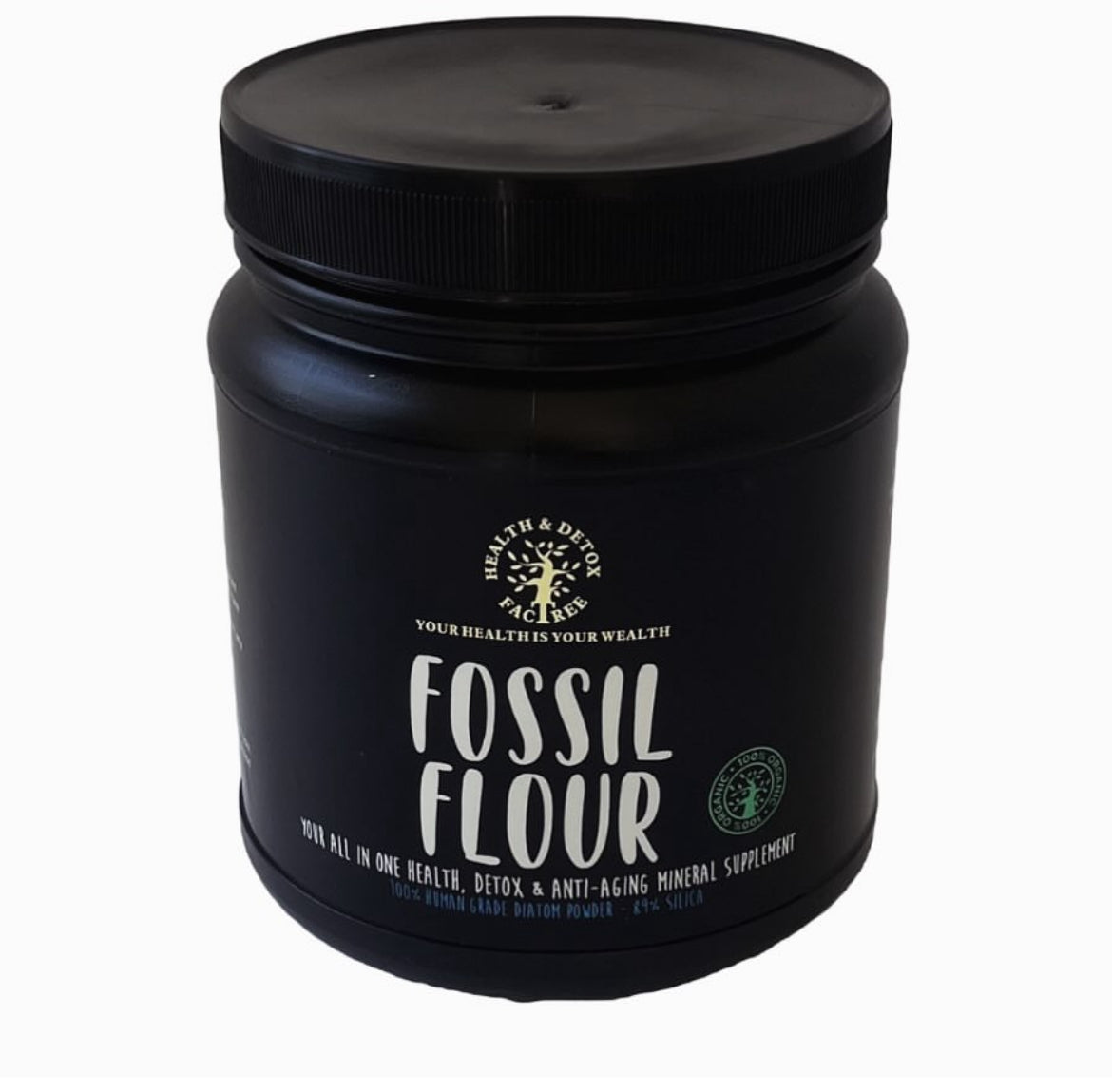 Health Detox Anti aging dietary supplement diatomaceous earth human consumption