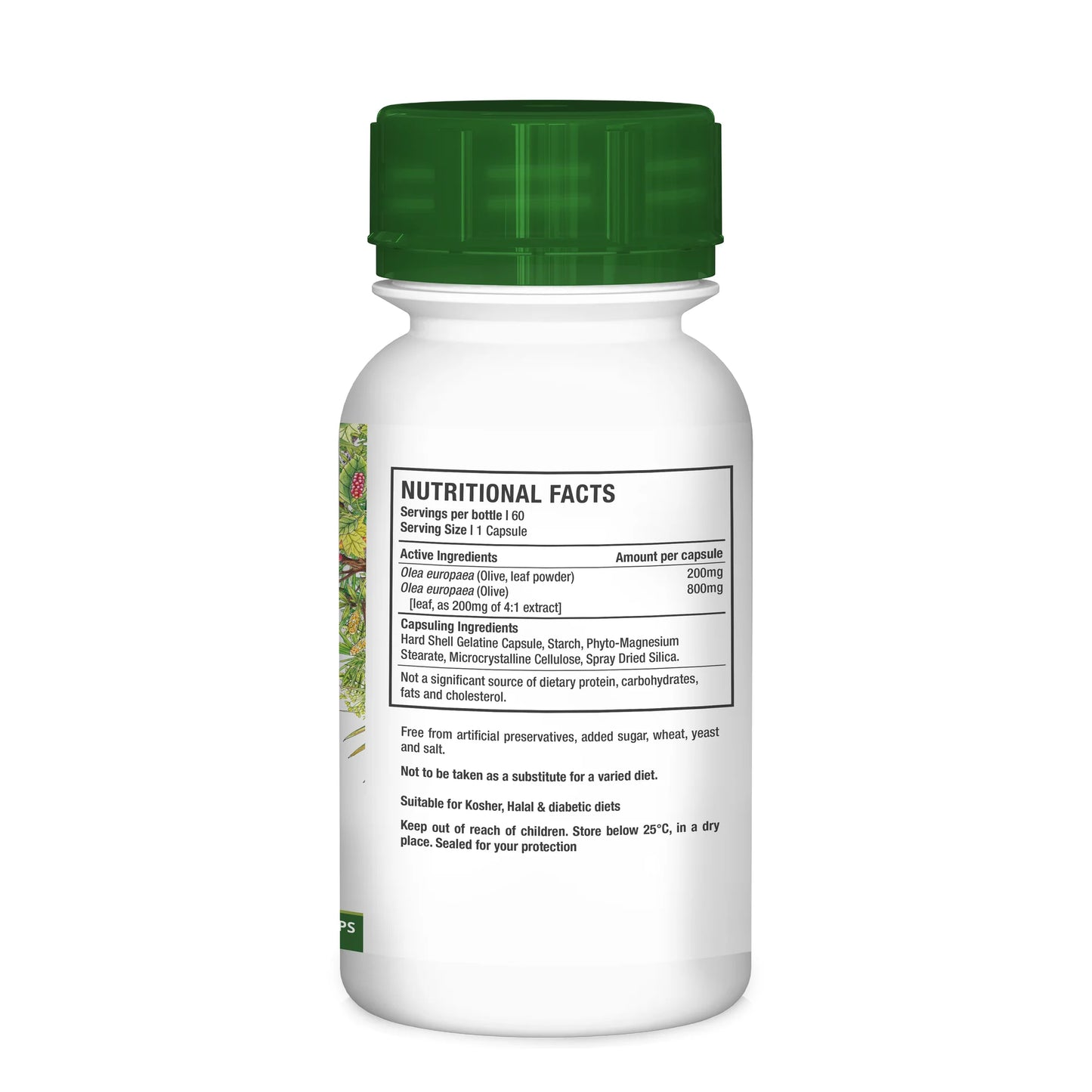 Olive Leaves High Potency 60's Caps