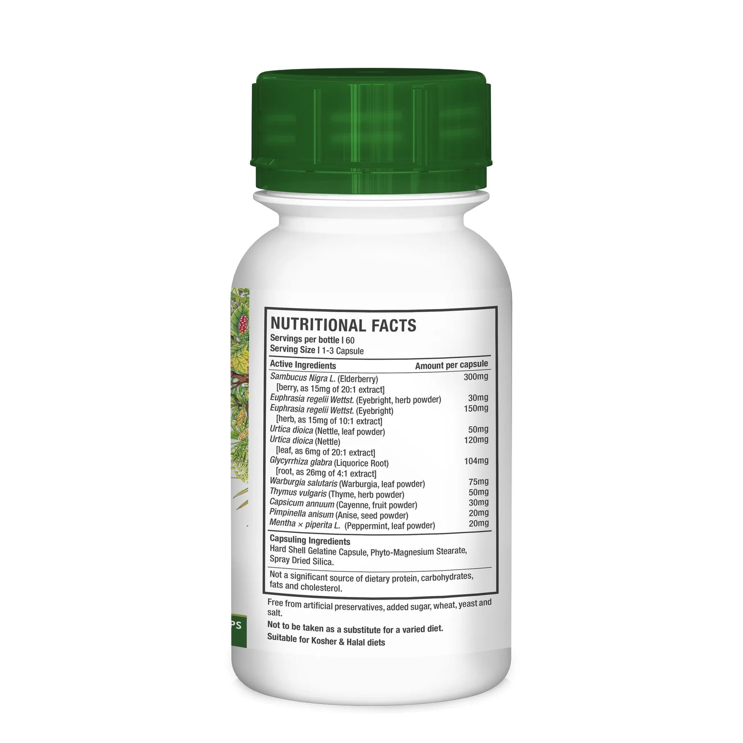 Used to aid symptoms of cataract and sinus