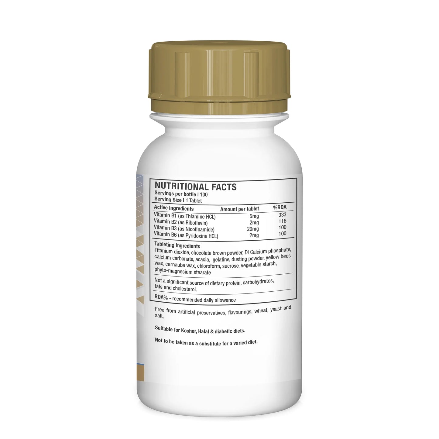 Vitamin B Forte 100's Caps